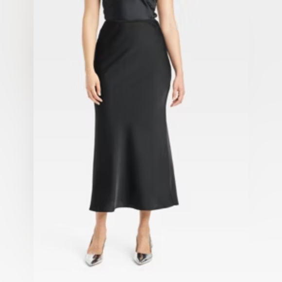 a new day Dresses & Skirts - A New Day Black Maxi Slip Skirt